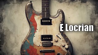 Grunge Guitar Backing Track in E Locrian Mode Minor [upl. by Ahsed]