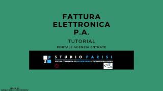 Fattura elettronica PA regime forfettario  Tutorial completo sito Agenzia Entrate [upl. by Shatzer]