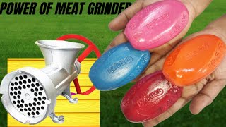 New Experiment  Colourfull soap  Meat Grinder new video ASMR [upl. by Emearg]