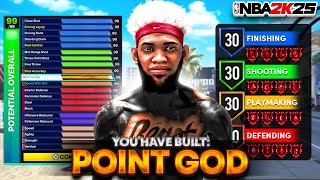 BEST POINT GUARD BUILD IN NBA 2K25 LIMITLESS RANGE  99 SPEED W DUNKS best build 2k25 [upl. by Pooley]