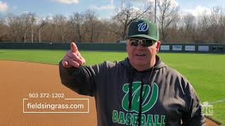 Waxahachie High School Baseball Field Interview Coach Tracy Wood [upl. by Borlase]