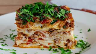 ORİJİNAL LAZANYA TARİFİ  LAZANİA  İTALYAN LASAGNA [upl. by Maitland]