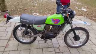 1988 Kawasaki ke100 ke 100 [upl. by Inttirb569]