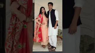 real life couple shaleen Malhotra his wife diksha rampal shortvideo couplegoals love [upl. by Uile374]