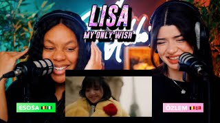 LISA  My Only Wish Britney Spears cover reaction [upl. by Novi]