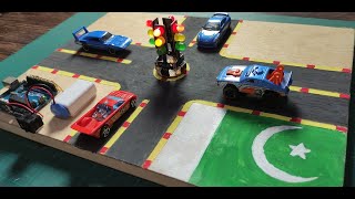 4 Way Traffic Light Control System using Arduino [upl. by Durno612]