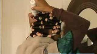 How to Do a Home Perm  How to Apply Home Hair Perm Solution [upl. by Maura]