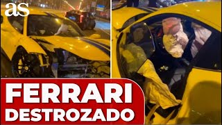 DESTROZAN un FERRARI en plena CASTELLANA [upl. by Tomlin]