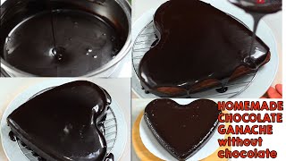 Make this Easy Chocolate Ganache WITHOUT Chocolate OR Cream [upl. by Yclehc]