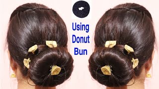 Classic Donut BunMaharashtrianIndian FunctionalFestival BunJuda HairstylesAlwaysPrettyUseful [upl. by Ibmab675]