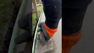 How to trowel concrete concrete [upl. by Dnalevets]