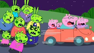 PEPPA PIG Zombie Apocalypse Movie  Peppa Pig Funny Animation [upl. by Allimac]