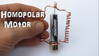 How To Make a Homopolar Motor Simple DIY [upl. by Aisyat]