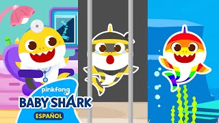 Maratón de Videos Más Amados de Tiburón Bebé de 2023  Cuentos Infantiles  Baby Shark en español [upl. by Htezil]