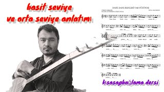 DANE DANE BENLERİ VAR solfej kısasapbağlama [upl. by Asyar]