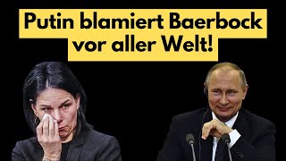 Putin lässt Baerbock blass aussehen Ein diplomatischer Schlag ins Gesicht [upl. by Gregorio]