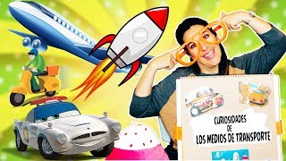 LOS MEDIOS DE TRANSPORTE PARA NIÑOSCURIOSIDADES🛵🚀✈️🚗 [upl. by Enomsed]