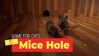 Mice for Cats to Watch  CAT TV 🐀 Chasing Mice Cat Game on Screen [upl. by Stephannie407]