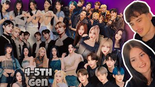 KPOP 4TH amp 5TH GEN TIKTOK COMPILATIONS  REACTION [upl. by Moshell]