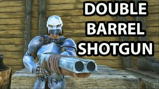 Double Barrel Shotgun Fun Gun Ark Survival Evolved [upl. by Mert]