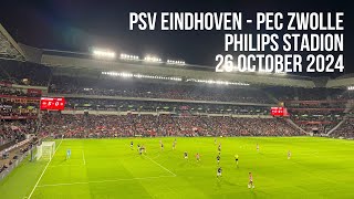 207 PSV Eindhoven  PEC Zwolle  26 October 2024 [upl. by Feeney234]