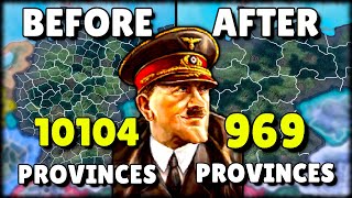 I Removed 90 Of PROVINCES From HOI4 It Changed EVERYTHING [upl. by Oidiple]