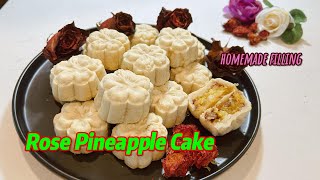 Rose Pineapple Cake [upl. by Enneyehs]