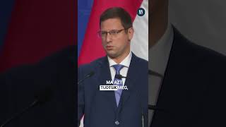 Gulyás Gergely Magyar Péterről Abban hogy bolond teljes mértékben egyetértettünk magyarnemzet [upl. by Oniotna]