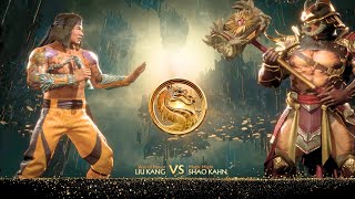 Mortal Kombat 11  Liu Kang Vs Shao Kahn [upl. by Gmur716]