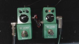 Tube Screamer mini original vs mod  mod by MrCrazyMod [upl. by Arhas400]