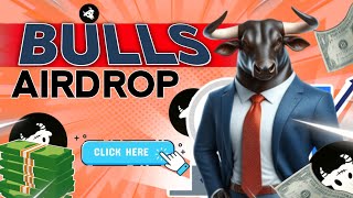 Bulls airdrop new update  Bulls airdrop listing  Bulls giveaway 2000 Bulls [upl. by Aryajay]