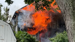 • Keansburg NJ  2nd Alarm House Fire  Lincoln Avenue  092524 • [upl. by Einahpets]