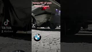 bmw 330d m57N coldstart straight pipe 15c [upl. by Saxela96]