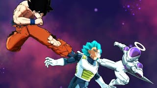 LF GOKU amp FINAL FORM FRIEZA Vs SSJ GOD SS VEGETA Extreme COOP Battle  Dragon Ball Legends [upl. by Tessil747]