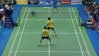 2008 Thomas Cup Final  MD1  Fu  Cai vs Jung  Lee  55 [upl. by Dnana91]