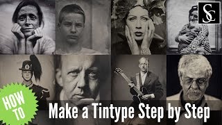 Wet Plate Collodion  How to make a tintype step by step [upl. by Zsuedat]