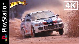 Rally Cross 2 PS1 Playthrough 4K [upl. by Llerat306]