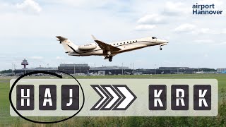 VistaJet takeoff from Hannover airport HAJ  Embraer Legacy 650 [upl. by Adien76]