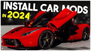 HOW TO INSTALL CAR MODS in GTA V  GTA 5 2024 EASY METHOD ADDON Car Mod [upl. by Denbrook]