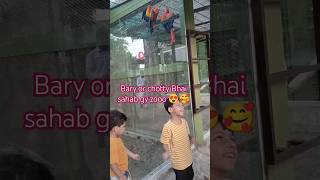 ChottybaddayBhaiSahab786 funny cutebaby parote ki hoi larai zooo my🥰🥰🥰likeandsubscribe [upl. by Shela802]