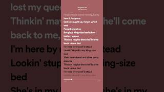 Alec Benjamin King Size Bed  Lyrics [upl. by Ayadahs]