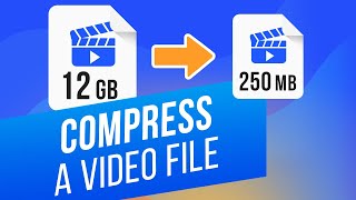 How to Compress a Video File without Losing Quality  How to Make Video Files Smaller [upl. by Arbmik]