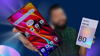 OPPO A80 5G Unboxing review details amp quick look [upl. by Ocnarfnaig9]