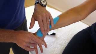 How to apply Kinesiology taping  Tendinitis of Wrist and forearm [upl. by Pinkham]