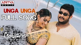 Andhrawala Telugu Movie Unga Unga Full Song  JrNTR Rakshita [upl. by Nikkie976]