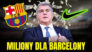 MILIONY DLA BARCELONY REKORDOWY KONTRAKT Z NIKE [upl. by Sitoel]