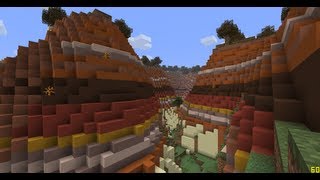 Minecraft 17 Seeds Mesa Canyon Biome Top Seeds Episode 5 [upl. by Attiuqram]