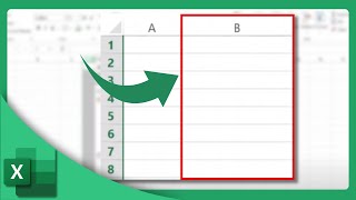 How to Change the Width of a Column in Excel  Microsoft Excel Tutorial [upl. by Rehpotsirh]