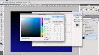 Video Tutorial Photoshop testo Neve e Ghiaccio [upl. by Annunciata430]