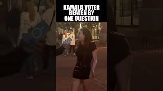 Kamala Supporter Obliterated with This One Question [upl. by Corwin825]